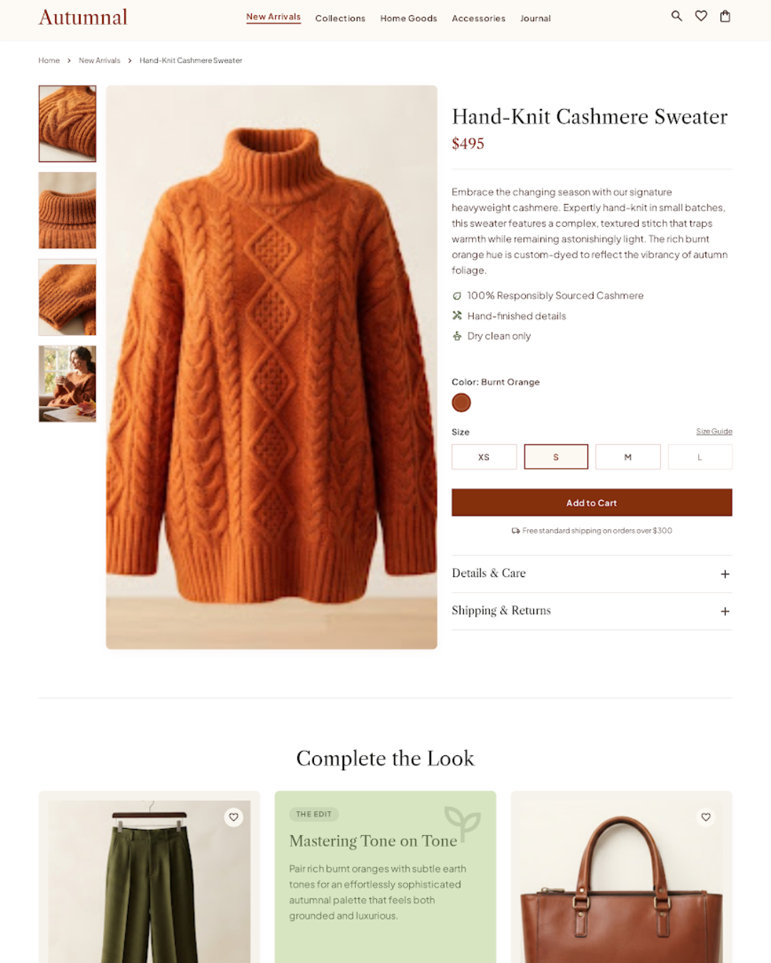 Fashion e-commerce website
